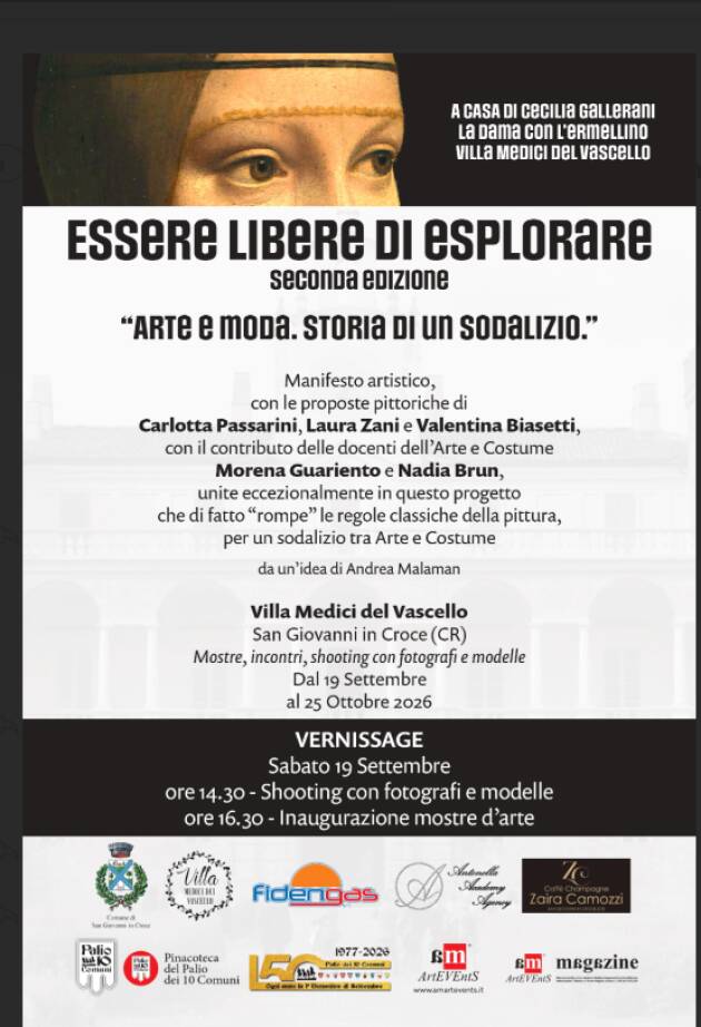 ARTE E MODA, UN SODALIZIO AL FEMMINILE A VILLA MEDICI DEL VASCELLO