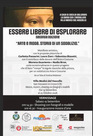 ARTE E MODA, UN SODALIZIO AL FEMMINILE A VILLA MEDICI DEL VASCELLO