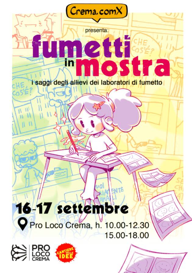 Fumetti in Mostra in Pro Loco a Crema