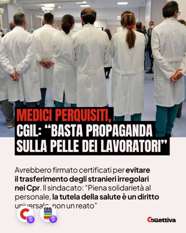 Medici perquisiti : basta propaganda
