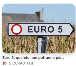 Legambiente Lombardia :rinvio al blocco diesel euro 5