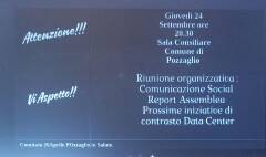 A Pozzaglio incontro per definire inizitive di contrasto al progetto Data Center