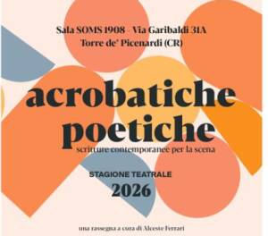 Al Teatro SOMS  inaugura la stagione 2026 con Il Temporale Forte