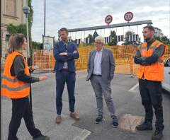 Ponte di via Cadorna: al via la bonifica bellica preliminare al cantiere. 