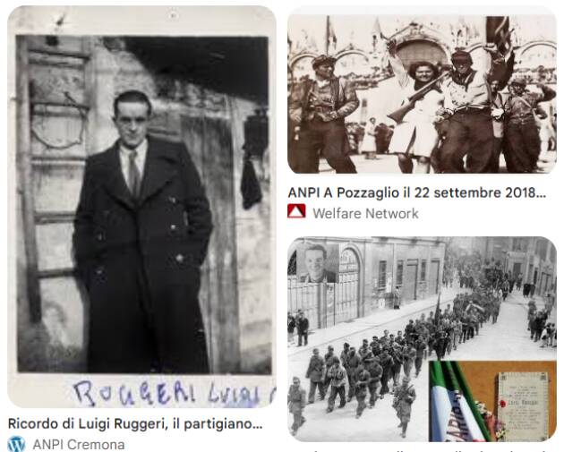 Pozzaglio commemorazione in ricordo del partigiano Luigi Ruggeri