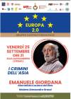 Crema Emanuele Giordana sarà protagonista dell’incontro 'I crimini dell’Asia'