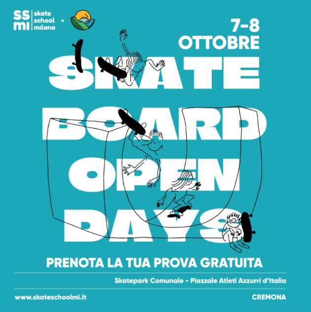 Skate School Milano segnala un'iniziativa a Cremona