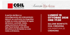 Cgil Cremona  Incontro su chi scrive le regole del lavoro?