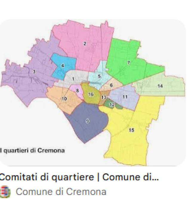 (CR) Comitati di Quartiere, dal 12 ottobre al via il percorso per il rinnovo