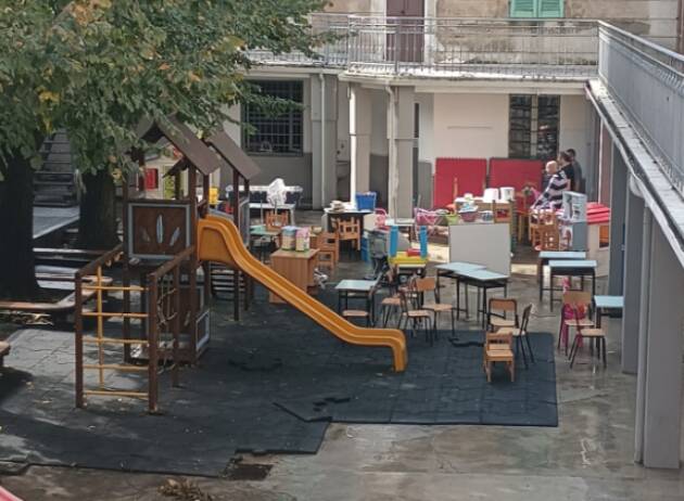 Castelleone Scuola Canossa, una comunità che fa squadra dopo il maltempo In arrivo