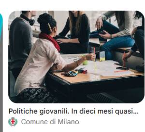 (MI) POLITICHE GIOVANILI. IN DIECI MESI QUASI 800 RICHIESTE ORIENTAMENTO GIOVANI.