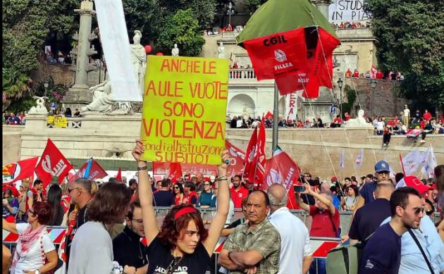 CGIL 100mila in piazza a Roma Landini: il 20 novembre sciopero generale nazionale