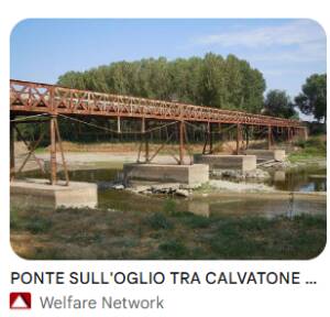 Mariani convoca un incontro su Ponte Bailey Calvatone (CR) / Acquanegra sul Chiese (MN) 