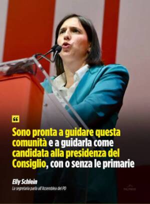Pd, Sereni: Schlein leader autorevole della sinistra europea ed europeista