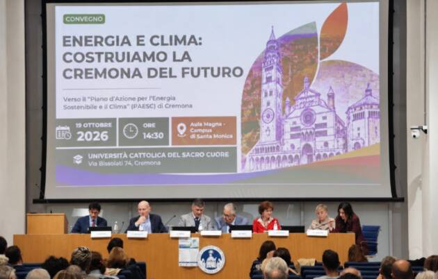 Energia e clima: avviato il percorso per il PAESC di Cremona