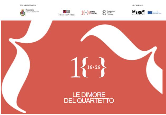 (CR) MDV Le Dimore del Quartetto - Concerto di premiazione 2026