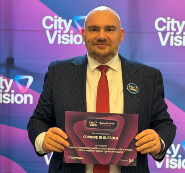 Gussola premiata a City Vision per la rigenerazione del patrimonio pubblico