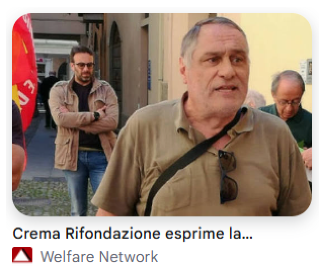 Elezioni sindaco 2027 di Crema  Rifondazione con Bergamaschi