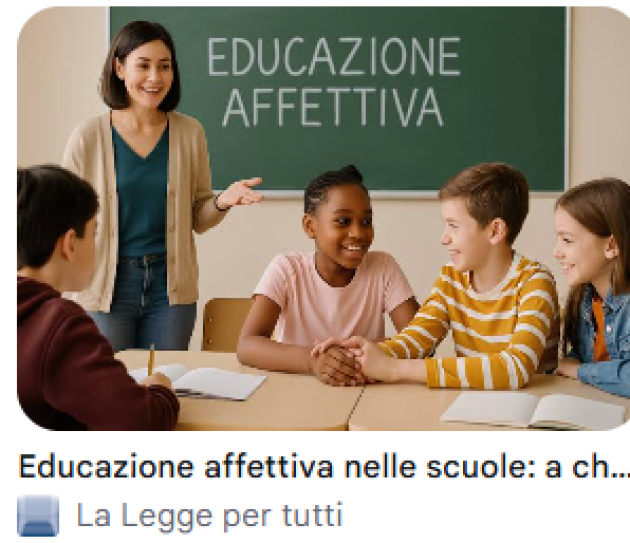 Referendum su educazione affettiva a scuola