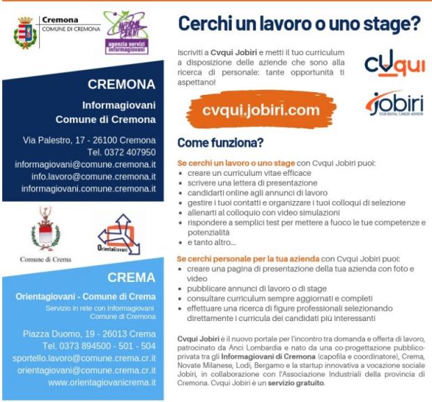 Informa Giovani Cremona Speciale Lavoro E Concorsi Del 22 Ottobre 2019